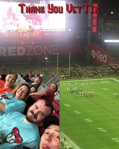 Lory attended Arizona Cardinals vs. Denver Broncos - NFL Preseason on Aug 30th 2018 via VetTix 