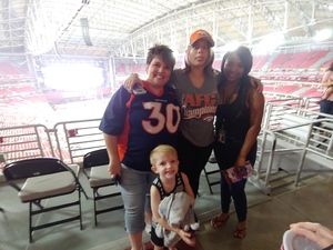 Kathy attended Arizona Cardinals vs. Denver Broncos - NFL Preseason on Aug 30th 2018 via VetTix 