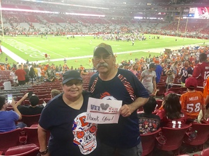 Paul attended Arizona Cardinals vs. Denver Broncos - NFL Preseason on Aug 30th 2018 via VetTix 