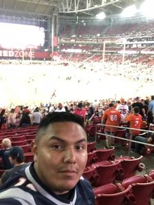 Luis attended Arizona Cardinals vs. Denver Broncos - NFL Preseason on Aug 30th 2018 via VetTix 