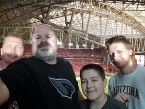 Matthew attended Arizona Cardinals vs. Denver Broncos - NFL Preseason on Aug 30th 2018 via VetTix 
