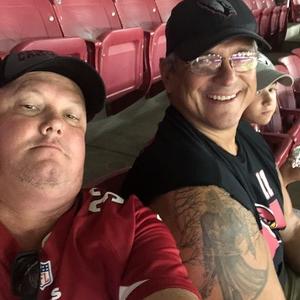 Delman attended Arizona Cardinals vs. Denver Broncos - NFL Preseason on Aug 30th 2018 via VetTix 