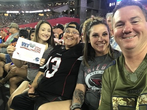 Anthony attended Arizona Cardinals vs. Denver Broncos - NFL Preseason on Aug 30th 2018 via VetTix 