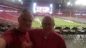 Dale attended Arizona Cardinals vs. Denver Broncos - NFL Preseason on Aug 30th 2018 via VetTix 