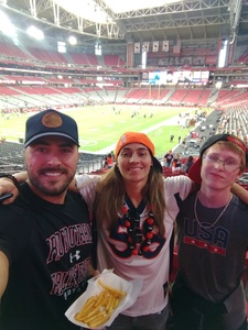 Warren attended Arizona Cardinals vs. Denver Broncos - NFL Preseason on Aug 30th 2018 via VetTix 