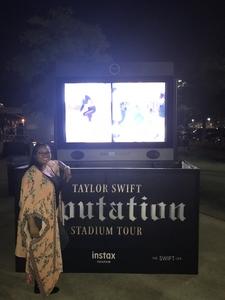 Clarissa attended Taylor Swift Reputation Stadium Tour on Aug 14th 2018 via VetTix 