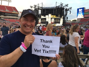 Martin attended Taylor Swift Reputation Stadium Tour on Aug 14th 2018 via VetTix 