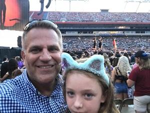 James attended Taylor Swift Reputation Stadium Tour on Aug 14th 2018 via VetTix 