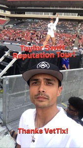 Ian attended Taylor Swift Reputation Stadium Tour on Aug 14th 2018 via VetTix 
