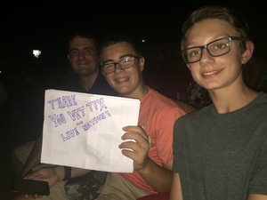 Mat attended Brad Paisley Tour 2018 - Country on Aug 30th 2018 via VetTix 