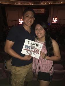 Miguel attended Brad Paisley Tour 2018 - Country on Aug 30th 2018 via VetTix 