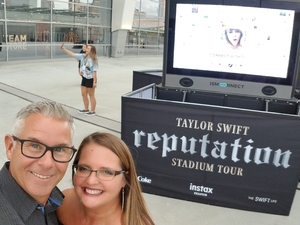 Todd & Susan H. attended Taylor Swift Reputation Stadium Tour - Pop on Aug 10th 2018 via VetTix 