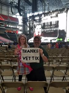 John attended Taylor Swift Reputation Stadium Tour - Pop on Aug 10th 2018 via VetTix 