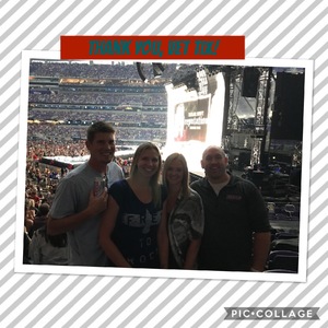 Molly B attended Taylor Swift Reputation Stadium Tour - Pop on Aug 31st 2018 via VetTix 