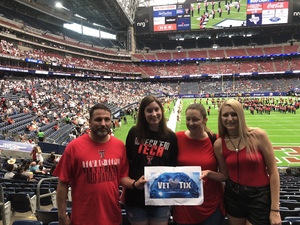 DON attended 2018 Advocare Texas Kickoff - Ole Miss vs. Texas Tech - NCAA Football on Sep 1st 2018 via VetTix 