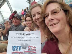 Michael attended Luke Bryan: What Makes You Country Tour 2018 - Country on Aug 4th 2018 via VetTix 