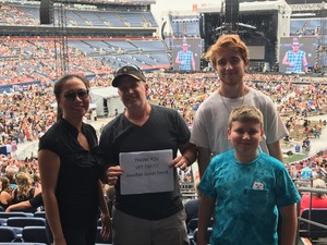 Thomas attended Luke Bryan: What Makes You Country Tour 2018 - Country on Aug 4th 2018 via VetTix 