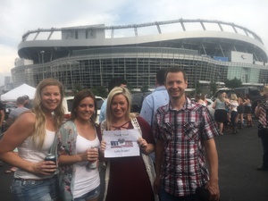 Bernadette attended Luke Bryan: What Makes You Country Tour 2018 - Country on Aug 4th 2018 via VetTix 