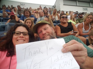 Colleen attended Luke Bryan: What Makes You Country Tour 2018 - Country on Aug 4th 2018 via VetTix 