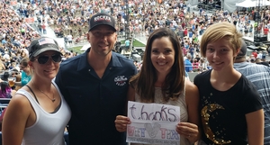 Lucas attended Luke Bryan: What Makes You Country Tour 2018 - Country on Aug 4th 2018 via VetTix 