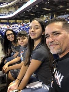 Cg attended Miami Marlins vs. Atlanta Braves - MLB on Aug 26th 2018 via VetTix 