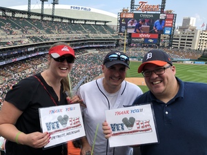 Jeffrey attended Detroit Tigers vs. Minnesota Twins - MLB on Aug 12th 2018 via VetTix 