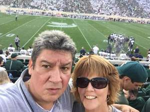 Pat attended Michigan State Spartans vs. Utah State Aggies - NCAA Football on Aug 31st 2018 via VetTix 