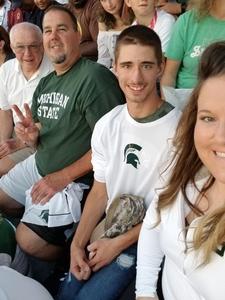 Danial attended Michigan State Spartans vs. Utah State Aggies - NCAA Football on Aug 31st 2018 via VetTix 