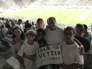 Chaz attended Michigan State Spartans vs. Utah State Aggies - NCAA Football on Aug 31st 2018 via VetTix 