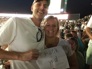 Danny attended Michigan State Spartans vs. Utah State Aggies - NCAA Football on Aug 31st 2018 via VetTix 