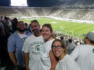 Michael attended Michigan State Spartans vs. Utah State Aggies - NCAA Football on Aug 31st 2018 via VetTix 