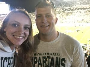 Christopher attended Michigan State Spartans vs. Utah State Aggies - NCAA Football on Aug 31st 2018 via VetTix 