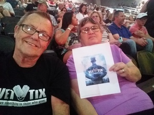 James attended Keith Urban With Kelsea Ballerini on Aug 17th 2018 via VetTix 