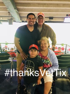Wesley attended Los Angeles Angels vs. Colorado Rockies - MLB on Aug 27th 2018 via VetTix 