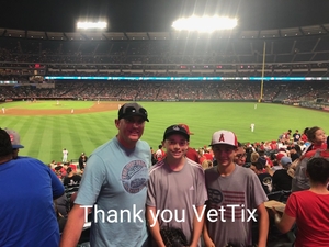 James attended Los Angeles Angels vs. Colorado Rockies - MLB on Aug 27th 2018 via VetTix 