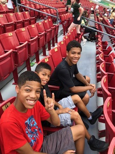 Mike's Family attended USF Bulls vs. Georgia Tech Yellow Jackets - NCAA Football on Sep 8th 2018 via VetTix 