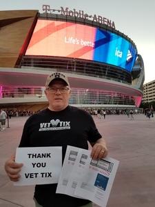 Jeff attended Panic! At the Disco Pray for the Wicked Tour on Aug 18th 2018 via VetTix 