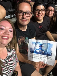 genevieve attended Panic! At the Disco Pray for the Wicked Tour on Aug 18th 2018 via VetTix 