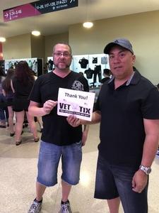 Alvin attended Panic! At the Disco Pray for the Wicked Tour on Aug 18th 2018 via VetTix 