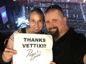 Bradley attended Panic! At the Disco Pray for the Wicked Tour on Aug 18th 2018 via VetTix 