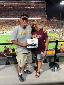 Robert attended Arizona State University Sun Devils vs. UTSA - NCAA Football on Sep 1st 2018 via VetTix 