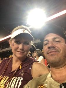 Rob attended Arizona State University Sun Devils vs. UTSA - NCAA Football on Sep 1st 2018 via VetTix 