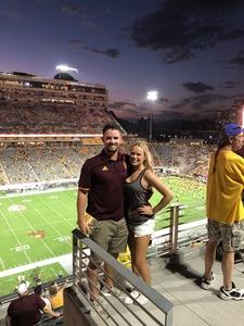 Jon attended Arizona State University Sun Devils vs. UTSA - NCAA Football on Sep 1st 2018 via VetTix 