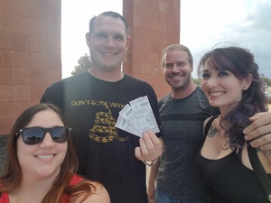 Kenny attended Loudwire's Gen X Summer - Buckcherry - P. O. D. - Lit and Alien Ant Farm on Aug 22nd 2018 via VetTix 