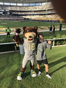 Jon attended Baylor University Bears vs. Kansas State - NCAA Football on Oct 6th 2018 via VetTix 