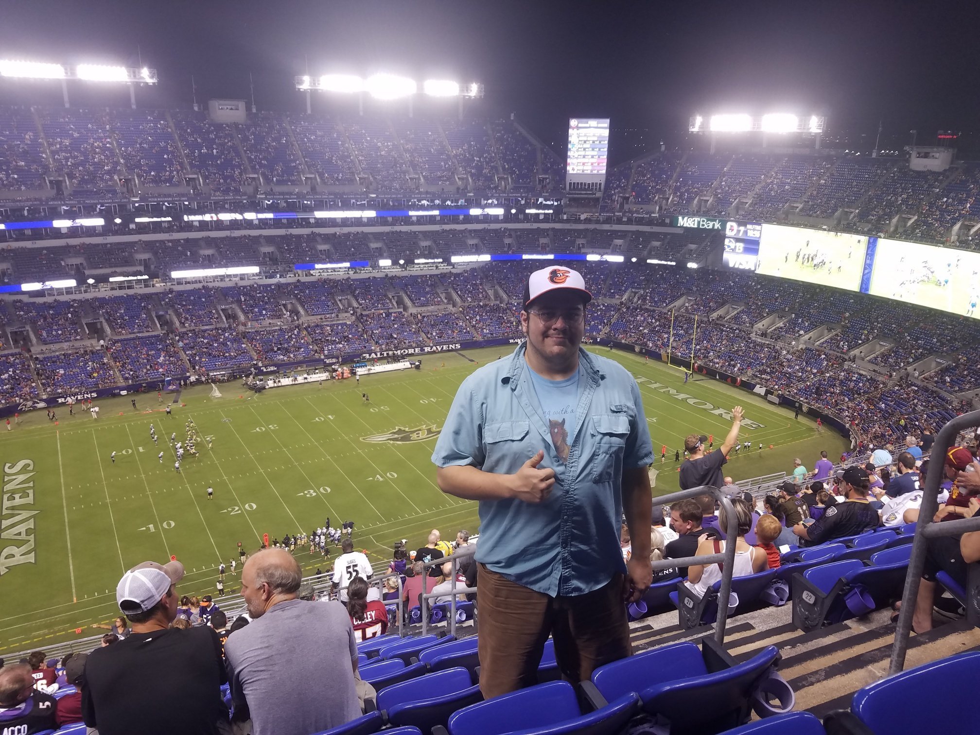 Ticket for the Baltimore Ravens vs Washington Redskins football game, 2008