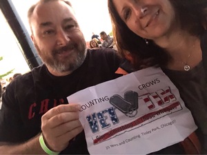 Timothy attended Counting Crows With Special Guest +live+: 25 Years and Counting - Alternative Rock on Sep 8th 2018 via VetTix 