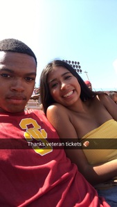 Shemar attended USC Trojans vs. UNLV - NCAA Football on Sep 1st 2018 via VetTix 
