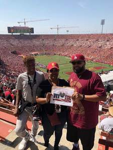 Le Royse attended USC Trojans vs. UNLV - NCAA Football on Sep 1st 2018 via VetTix 