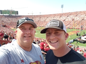 Jamie attended USC Trojans vs. UNLV - NCAA Football on Sep 1st 2018 via VetTix 